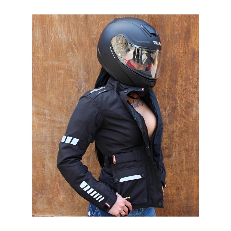 Motorradhelm RSA SR-01 schwarz matt Ausverkauf