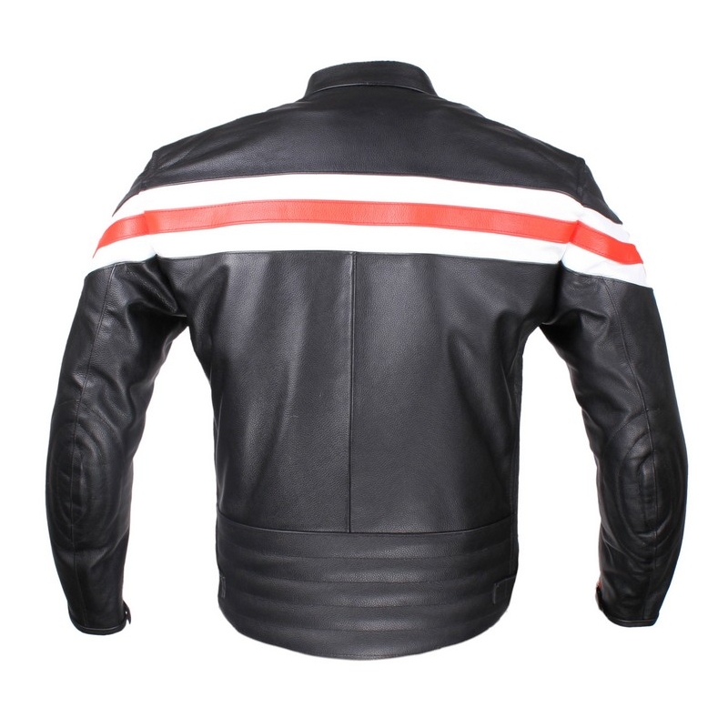 RSA Lines Leder Motorradjacke Ausverkauf