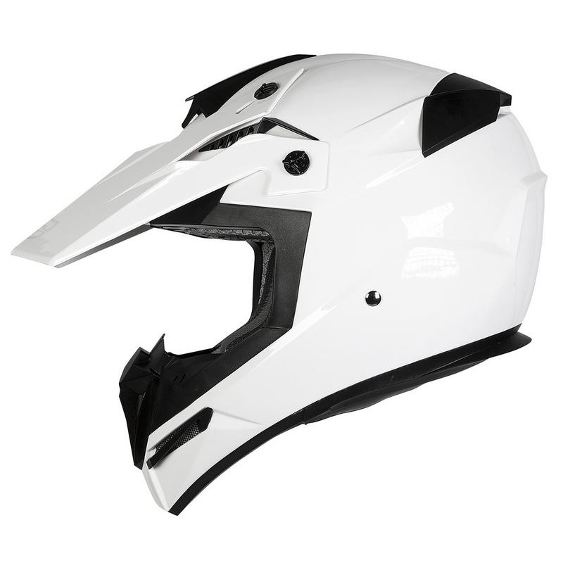 Motocross Helm für Motorrad Ozone FMX weiß Ausverkauf