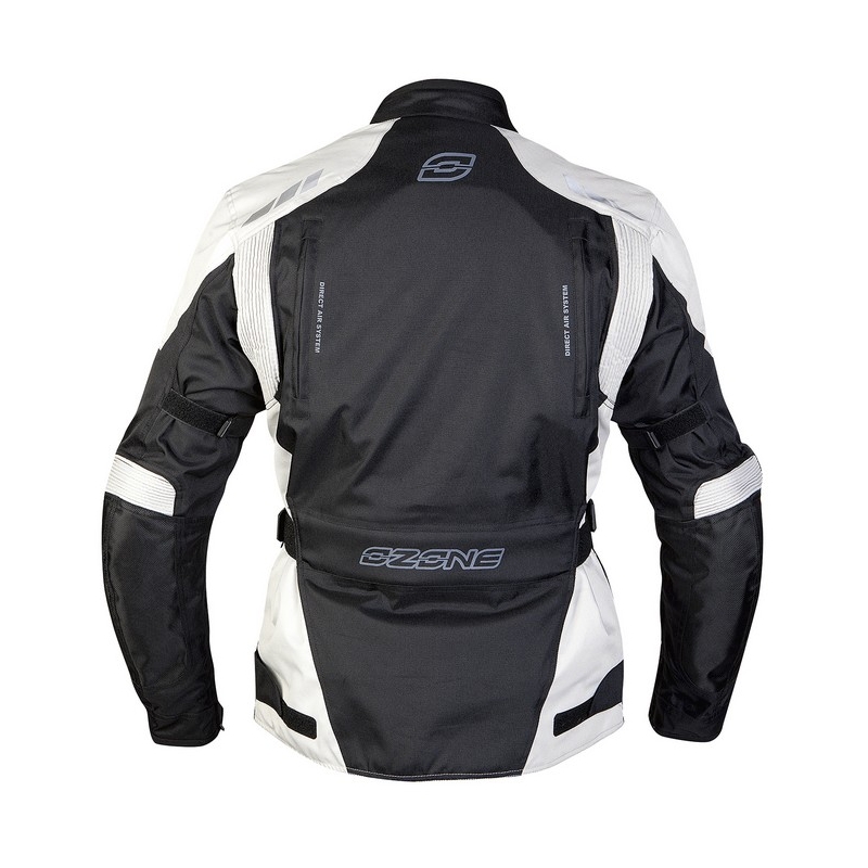 Moto Jacke Ozone Tour schwarz-grau Ausverkauf