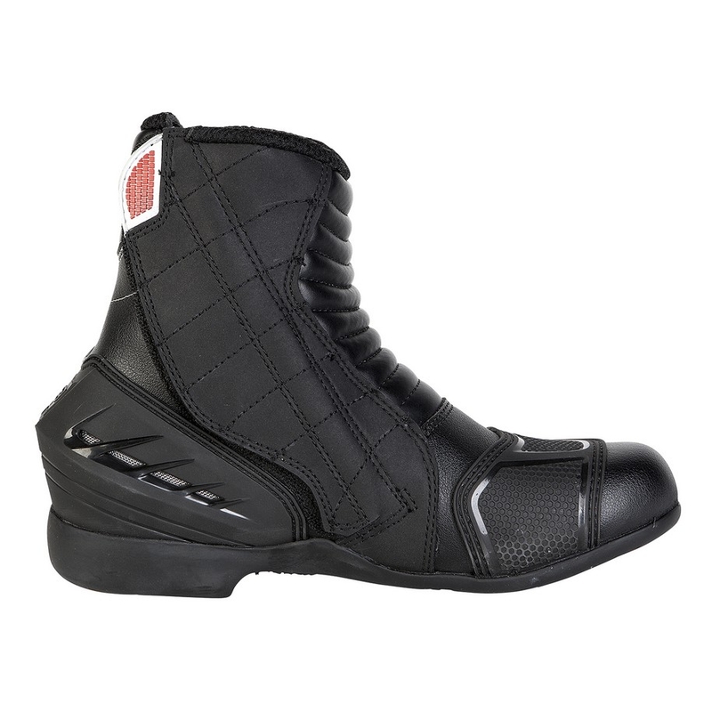 Ozone Urban Schwarz und Weiß Motorradstiefel Ausverkauf