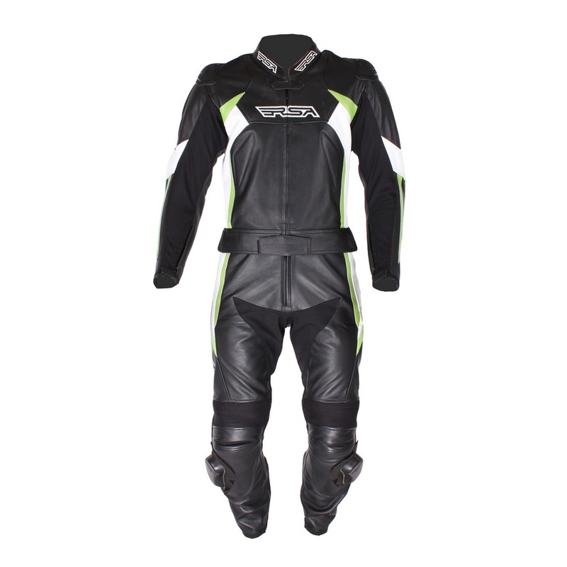 Herren-Motorrad-Overall RSA Green Ausverkauf