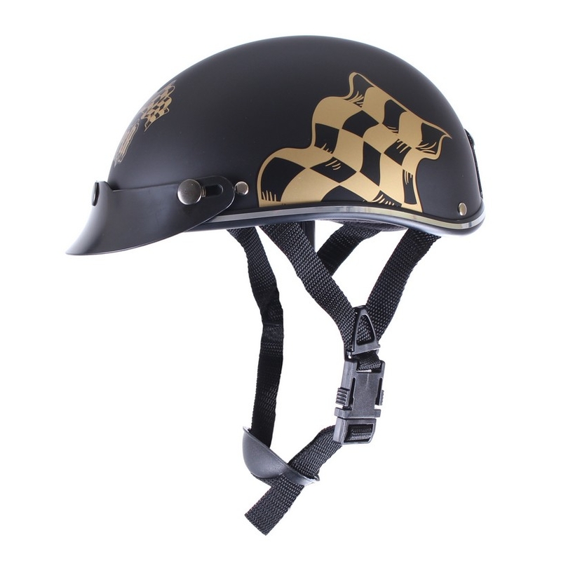Motorradhelm Braincap RSA Flagge schwarz matt