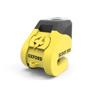 Oxford Scoot XD5 Scheibenbremsenschloss - gelb/schwarz