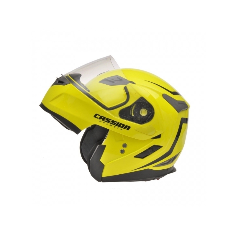 Cassida Compress Motorradhelm - gelb Ausverkauf