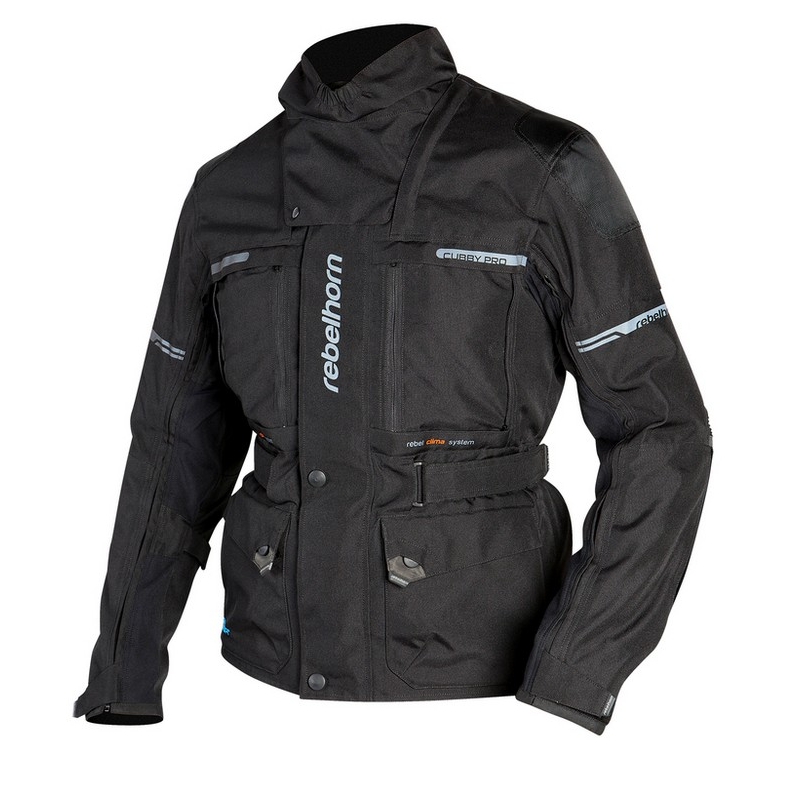 Rebelhorn Cubby II Pro Schwarz Motorradjacke Ausverkauf