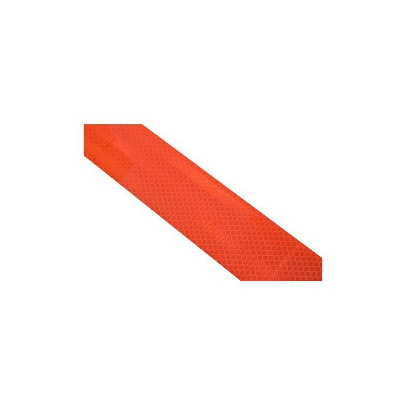 Selbstklebendes reflektierendes Band 5m x 5cm rot (Rolle 5m)