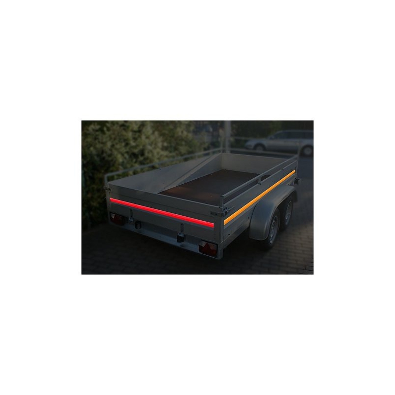 Selbstklebendes reflektierendes Band 5m x 5cm rot (Rolle 5m)