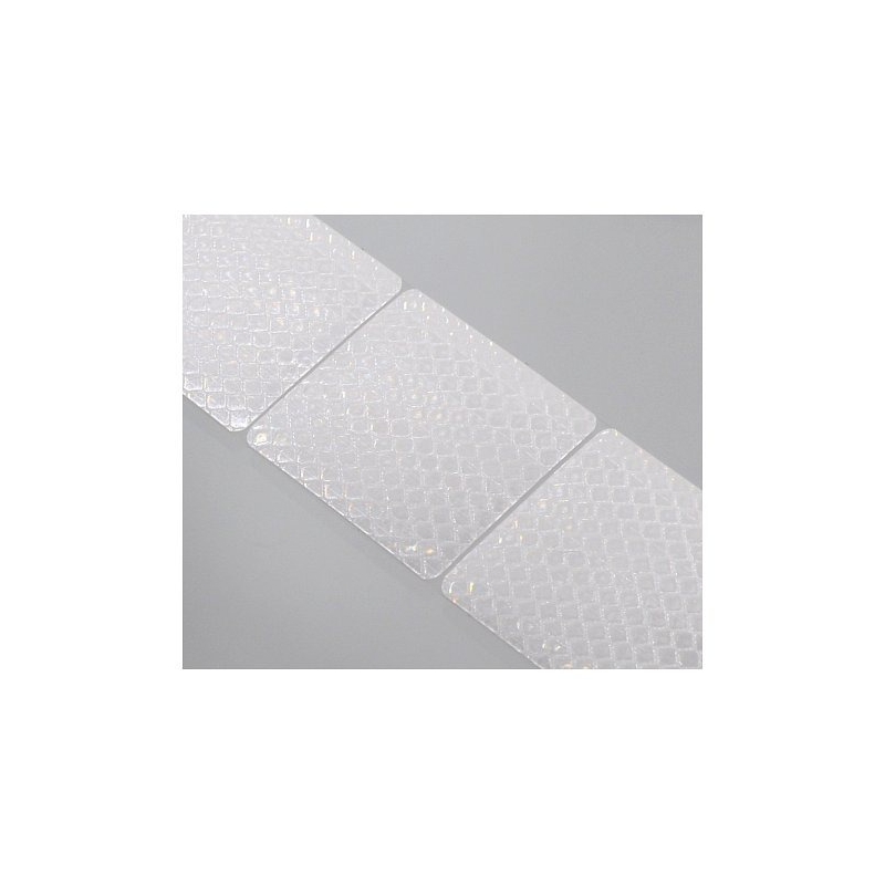 Selbstklebeband reflektierend geteilt 1m x 5cm weiß