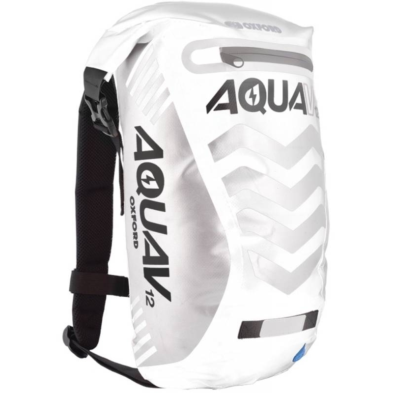 Oxford Aqua V12 Extreme Sichtbarkeit Wasserdichter Rucksack Weiß/Grau