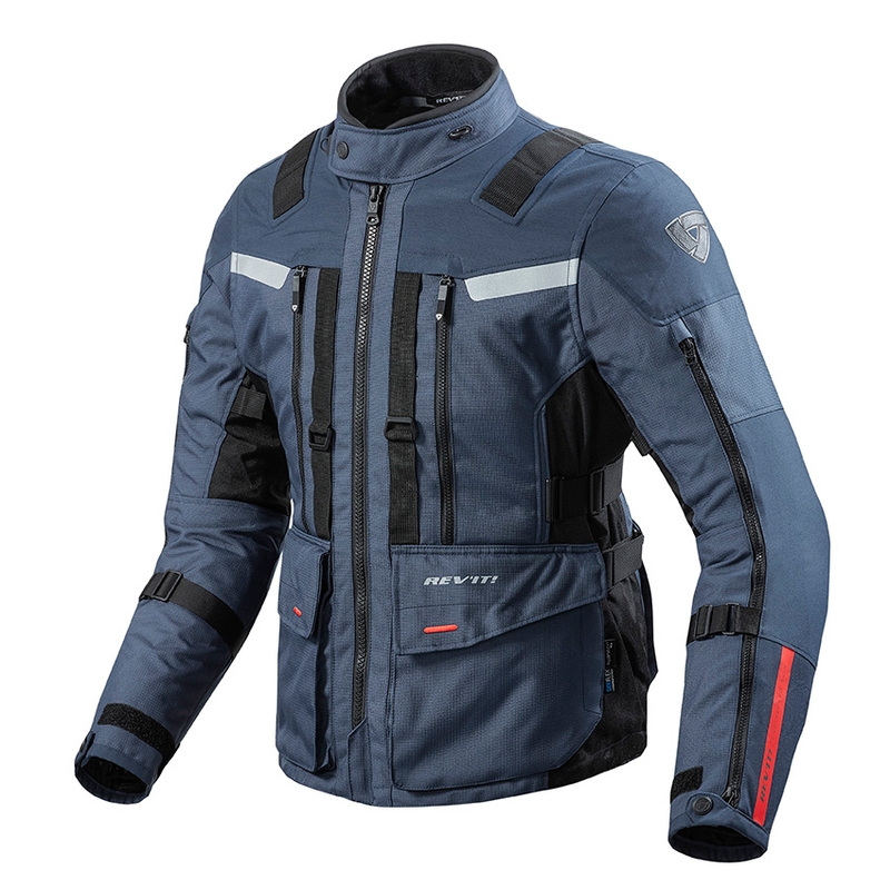 Motorradjacke Revit Sand 3 blau-schwarz Ausverkauf