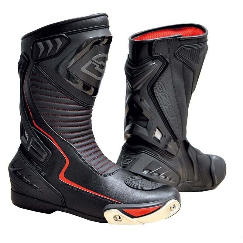 Ozone Circuit II Schwarz Motorradstiefel Ausverkauf
