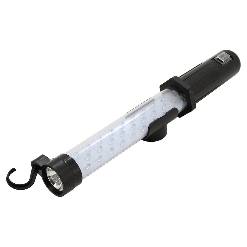 Taschenlampenhalterung 27+7LED wiederaufladbar 12/220V Li-on 1200mAh