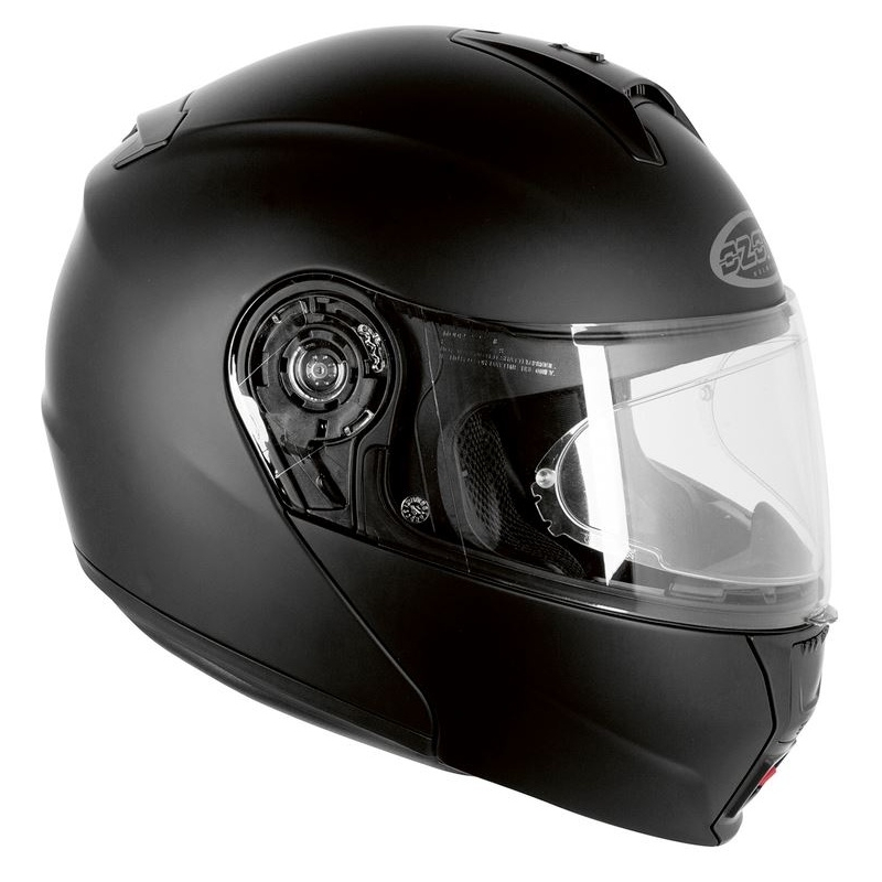Flip-up Motorradhelm Ozone FP-01 schwarz matt + Pinlock Ausverkauf