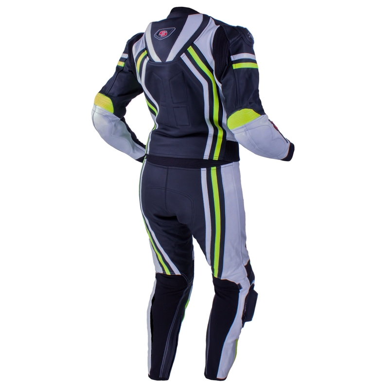 Damen Jacke Tschul 556 schwarz-weiß-fluo gelb Ausverkauf
