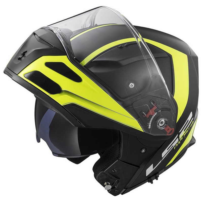 Klapphelm LS2 FF324 Metro Rapid schwarz-gelb matt