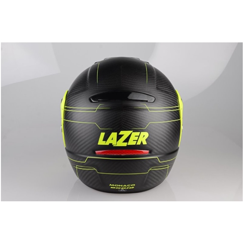 Lazer Monaco Evo Motorradhelm - Droid reines Glas gelb