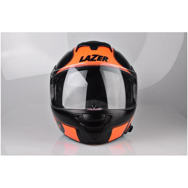 Klappbarer Motorradhelm Lazer Lugano Raccoun orange