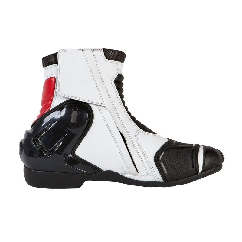 Motorradstiefel Rebelhorn Fuel II CE weiß und schwarz Ausverkauf
