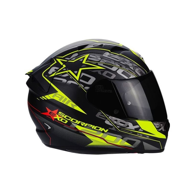 Integralhelm Scorpion EXO-1200 Air Solis schwarz matt-fluo gelb Ausverkauf