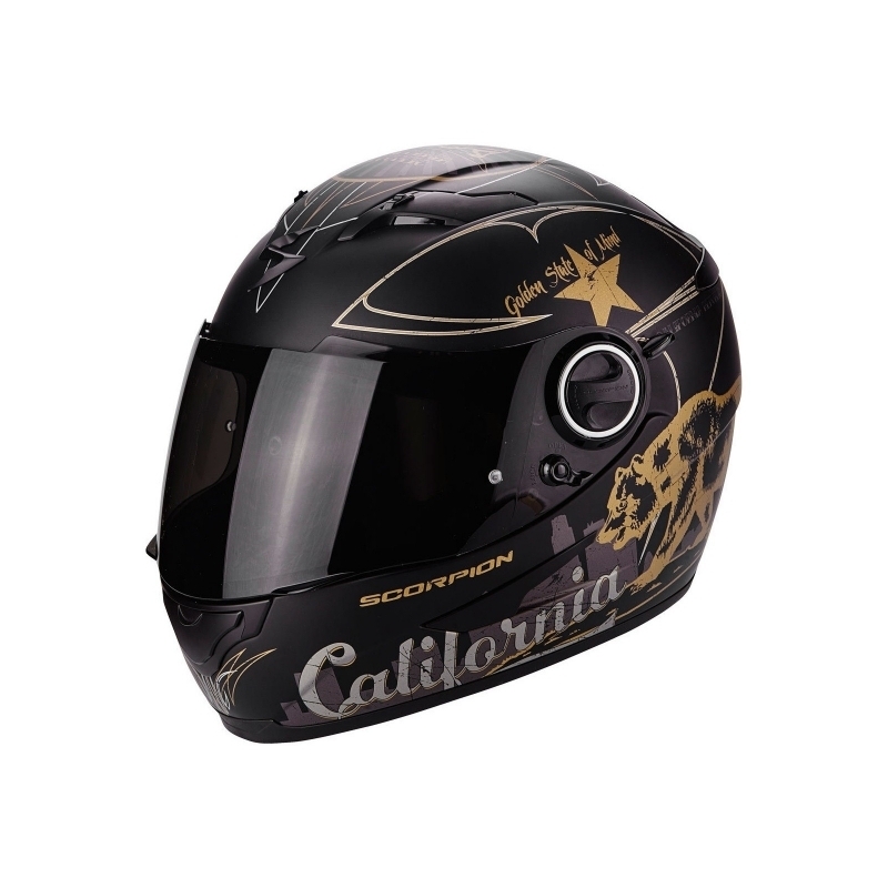 Integralhelm Scorpion EXO-490 GoldenState schwarz-gold Ausverkauf