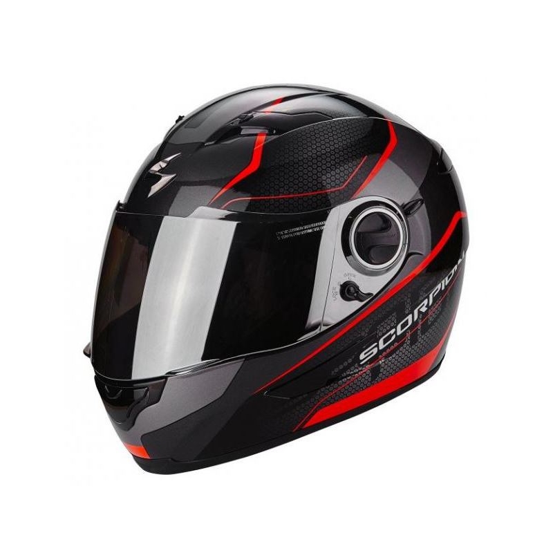 Integralhelm Scorpion EXO-490 Vision schwarz-rot Ausverkauf
