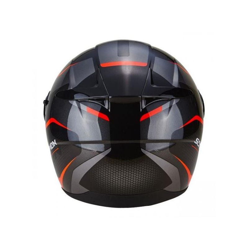 Integralhelm Scorpion EXO-490 Vision schwarz-rot Ausverkauf