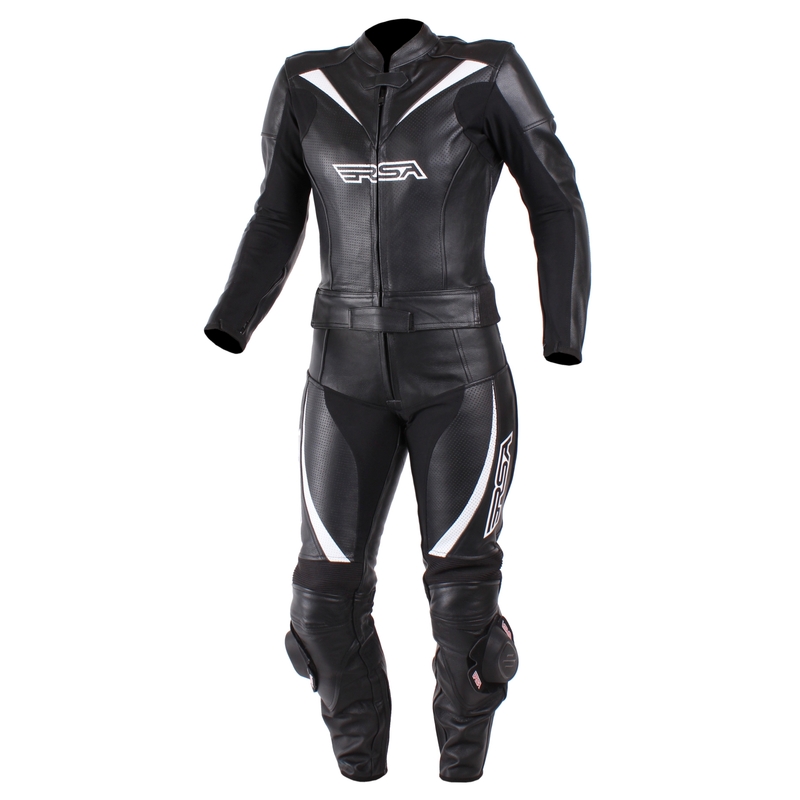 Dámská kombinéza na motorku RSA Destiny 2 černo-bílá výprodej