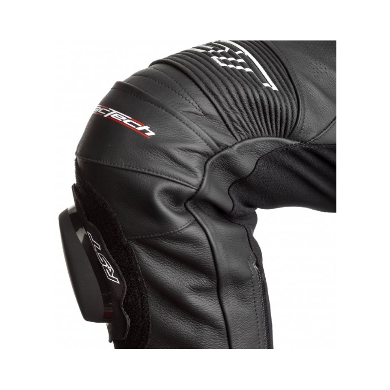 RST Tractech Evo 4 CE schwarz und weiß einteiliger Motorradanzug Ausverkauf