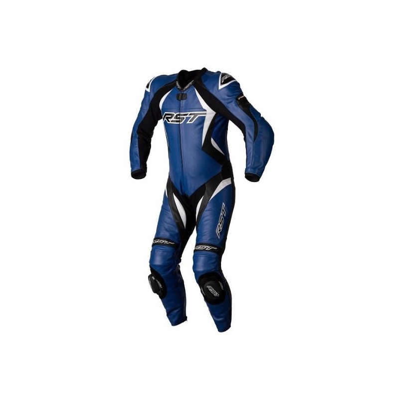 RST Tractech Evo 4 CE einteiliger Motorradanzug schwarz-weiß-blau Ausverkauf