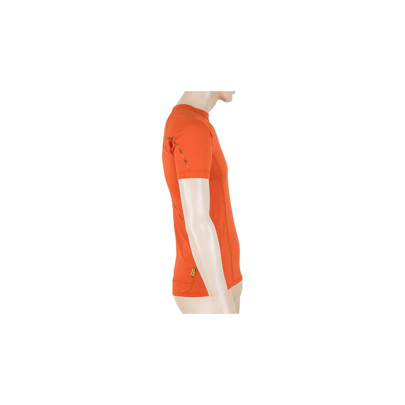 Herrenhemd Sensor Merino Air orange Ausverkauf