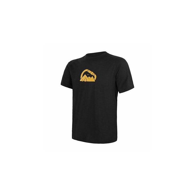 Mens T-shirt Sensor Merino Air PT Summit schwarz Ausverkauf