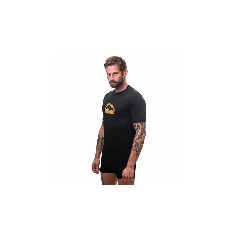 Mens T-shirt Sensor Merino Air PT Summit schwarz Ausverkauf