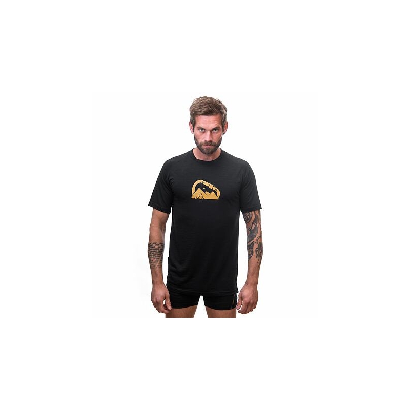 Mens T-shirt Sensor Merino Air PT Summit schwarz Ausverkauf
