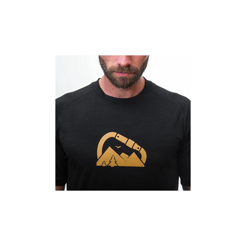 Mens T-shirt Sensor Merino Air PT Summit schwarz Ausverkauf