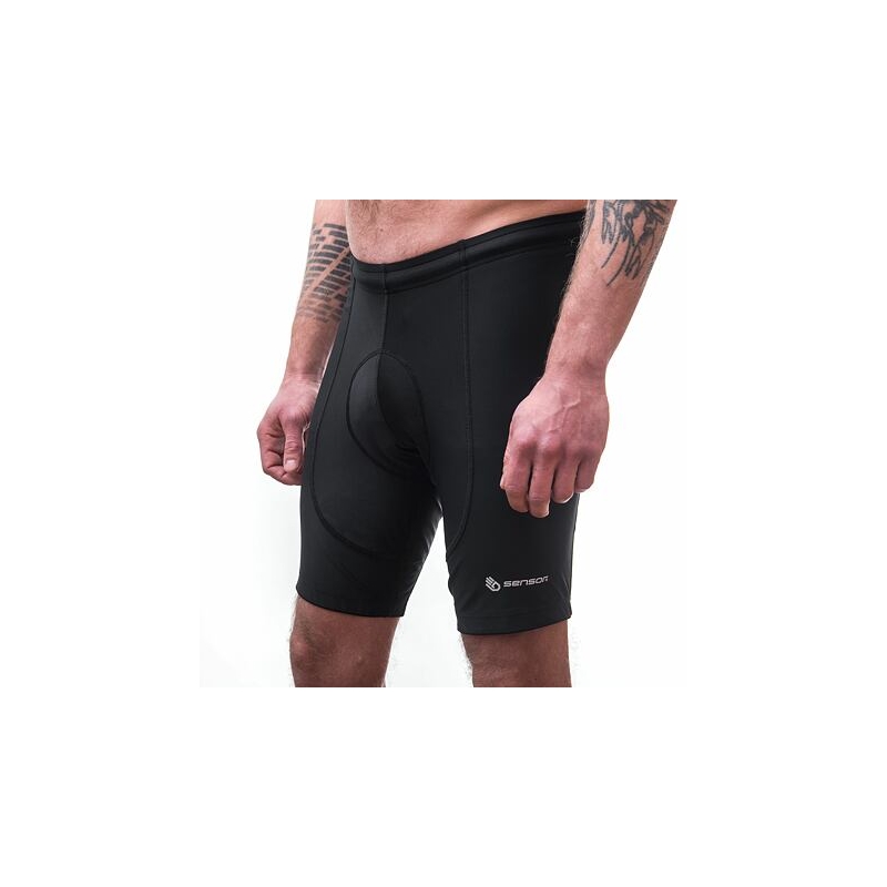SENSOR CYKLO ENTRY kurze Herrenhose schwarz Ausverkauf