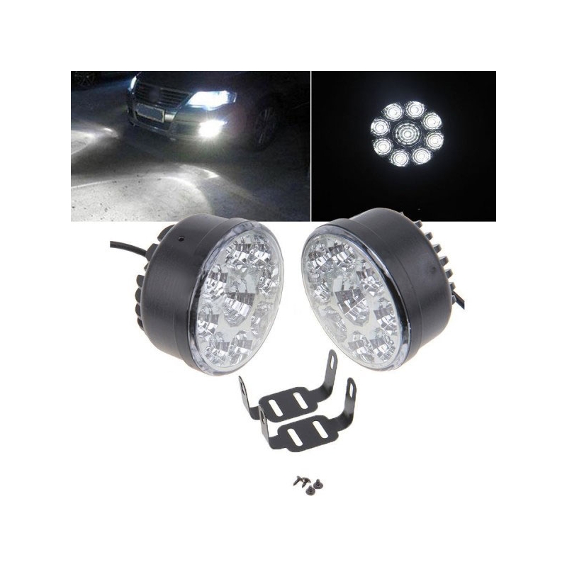 Tagfahrlicht Superlight DRL 9 LEDs rund
