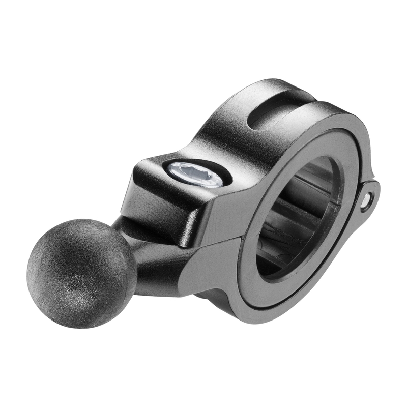 Aluminium Lenker- oder Spiegelhalterung für Interphone-Gehäuse mit 17mm Gelenk