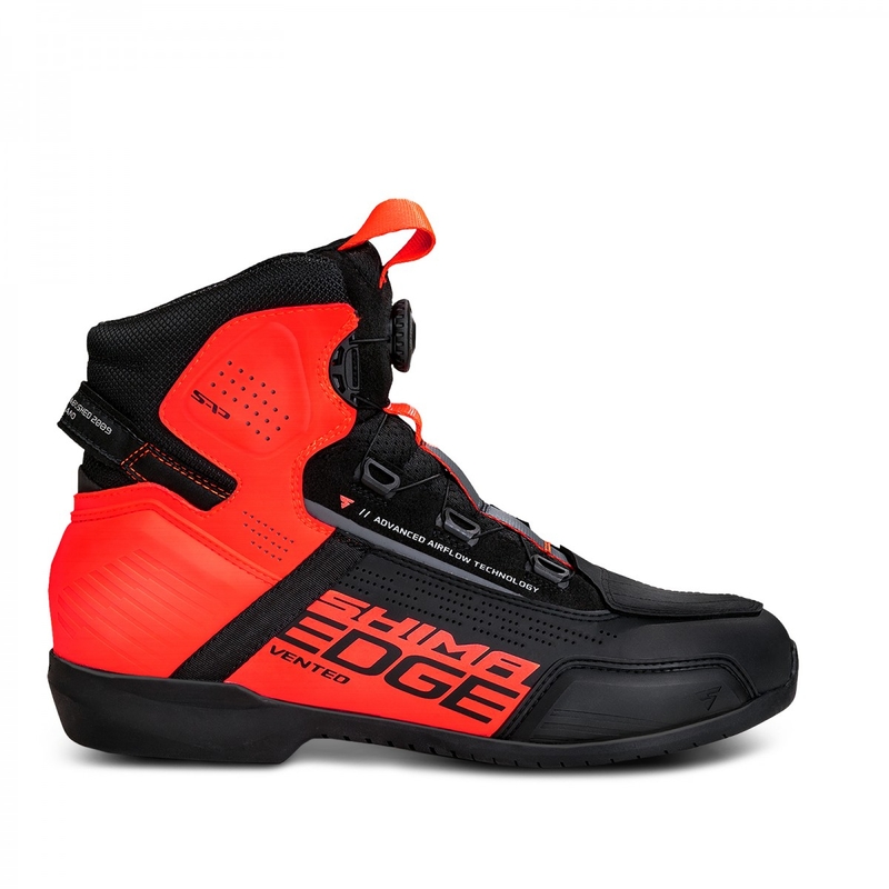 Shima Edge Vent Motorradstiefel Rot