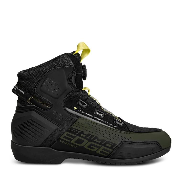 Shima Edge Vent khaki Motorradstiefel