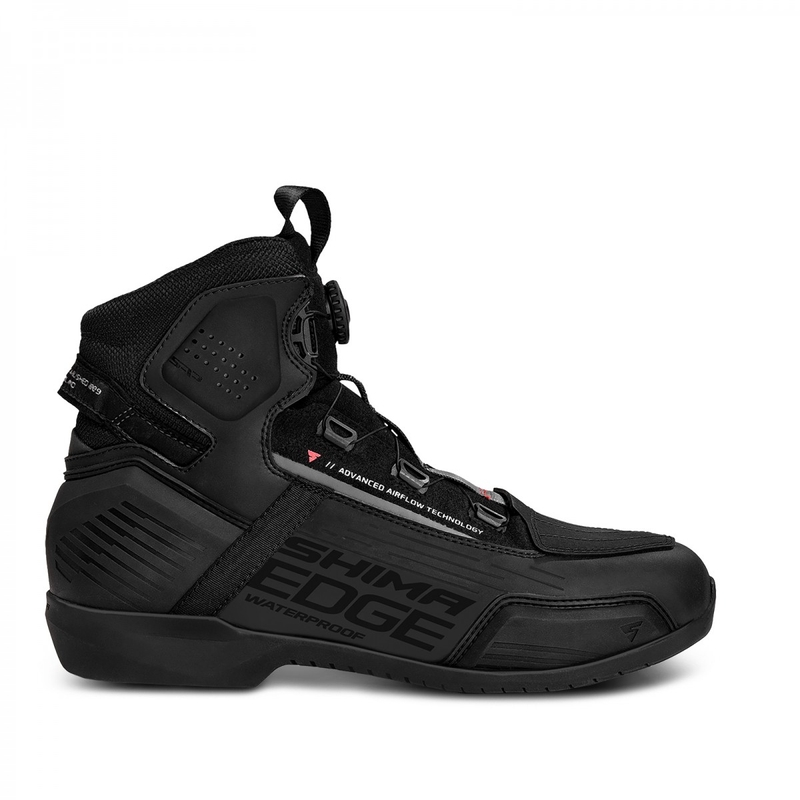 Shima Edge WP Motorradstiefel schwarz