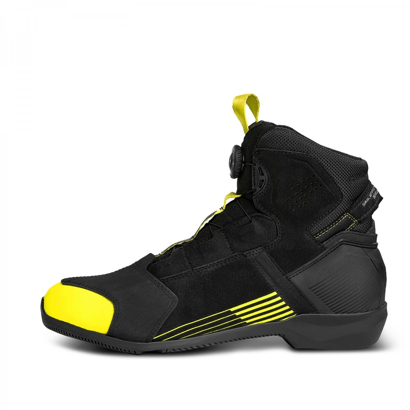 Motorradstiefel Shima Edge WP schwarz-fluo gelb