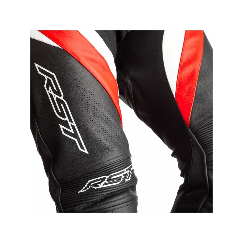 RST Tractech Evo 4 CE Schwarz, Weiß und Rot Motorradhosen Ausverkauf