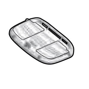 Platte SHAD D1B40PAR for SH39/SH40/SH44/SH45/SH46/SH47