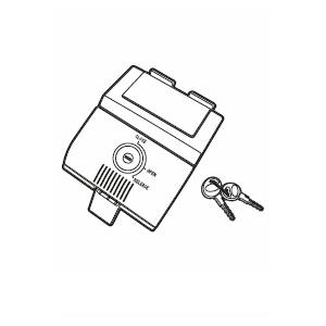 Locking system SHAD D1B50MAR for SH50