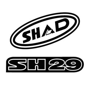 Aufkleber SHAD D1B29ETR rot for SH29