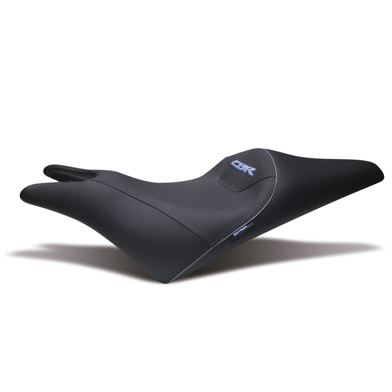 Komfortsitzbank SHAD Nähte schwarz/blau