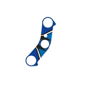 Yoke protector PUIG RADIKAL 6924A blau