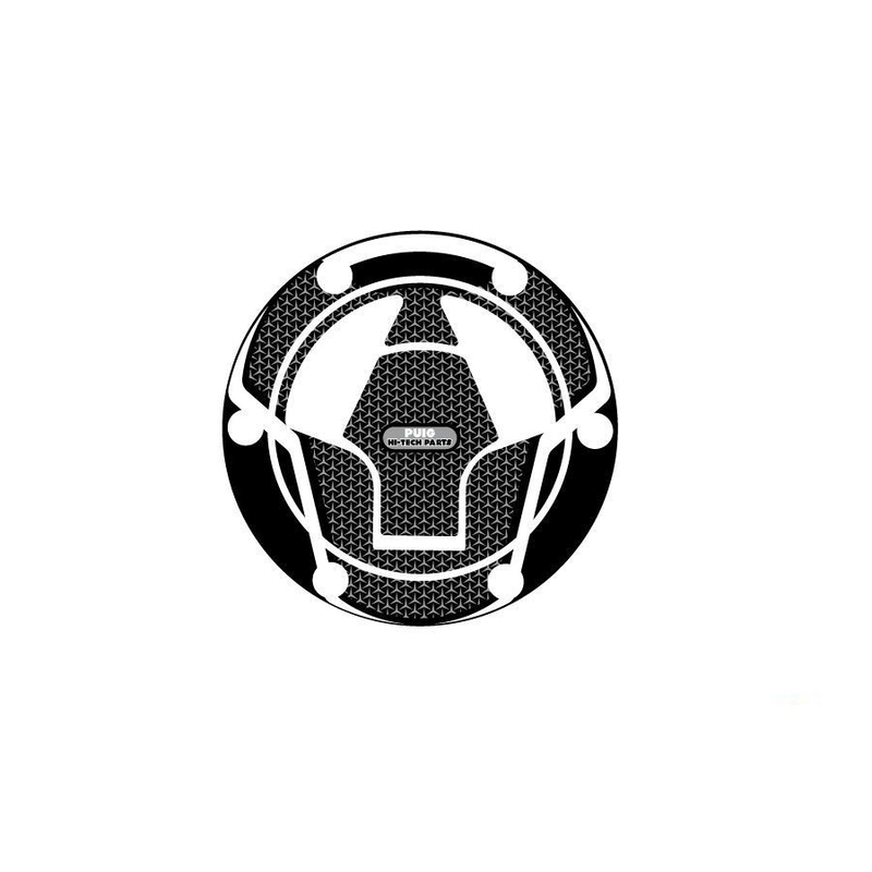 Fuel cap cover PUIG NAKED grau für KAWASAKI Ninja 250 R 2008-2012, KAWASAKI EX Ninja 300 2013-2018