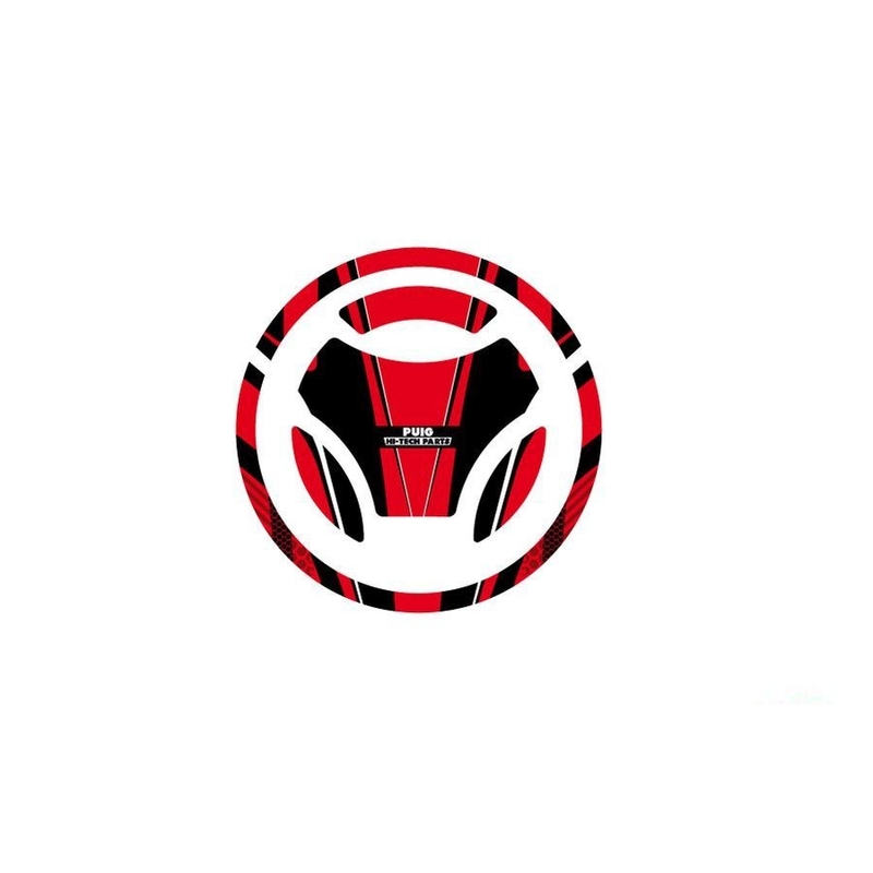 Fuel cap cover PUIG RADIKAL rot